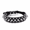 Punk Round Spikes Collar